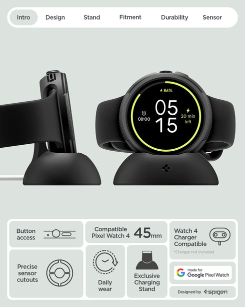 Spigen Pixel Watch 4 (45mm) Case - Liquid Air